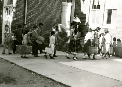 Arrival Holy Childhood (Circa 1955). Courtesy of Little Traverse Bay Bands of Odawa Indians Archives.