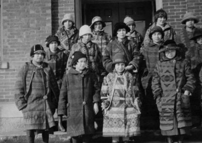 Girls at school, 1920? Courtesy of Marquette University Archives, Bureau of Catholic Indian Missions Records, ID 00311. Department of Special Collections and University Archives, Marquette University Libraries.