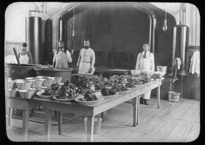 The School Kitchen, c. 1895. Courtesy of Dickinson College Archives & Special Collections.
